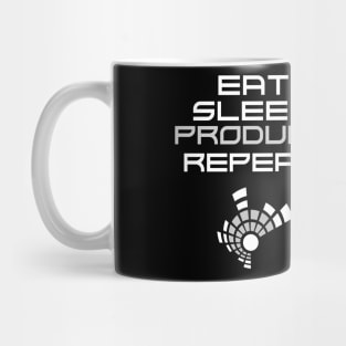 Eat Sleep Produce Repeat Mug